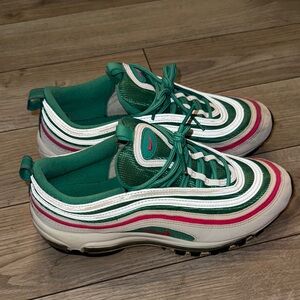 Nike Youth Vibrant Teal and Pink Sneakers